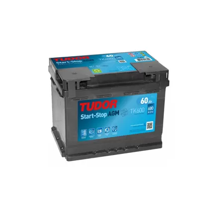 Tudor Start-Stop AGM TK600 60 A/h 680 A R+ 242x175x190 мм