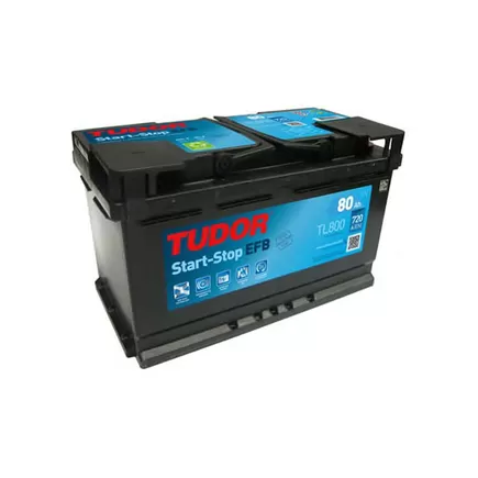 Tudor Start-Stop EFB TL800 80 A/h 720 A R+ 315x175x190 мм