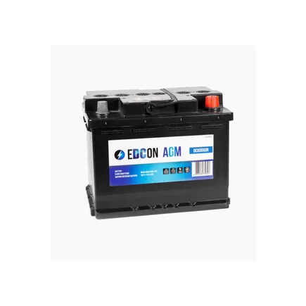 EDCON DC60660R AGM 60 A/h 660 A R+ 242x175x190 мм