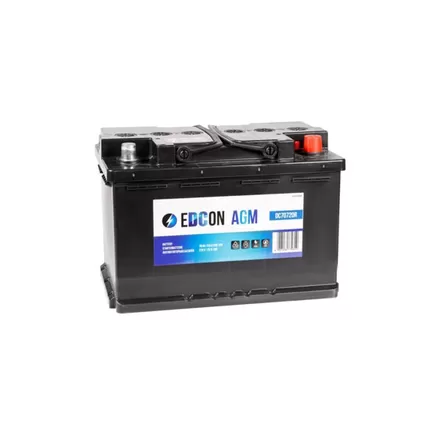 EDCON DC70720R AGM 70 A/h 720 A R+ 278x175x190 мм