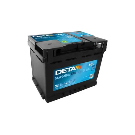 DETA Start-Stop EFB DL600 60 A/h 640 A R+ 242x175x190 мм