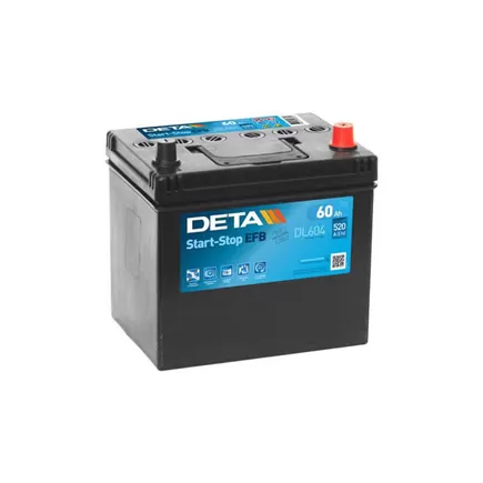 DETA Start-Stop EFB DL604 60 A/h 520 A R+ 230x175x220 мм