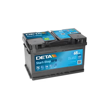 DETA Start-Stop EFB DL652 65 A/h 650 A R+ 278x175x175 мм