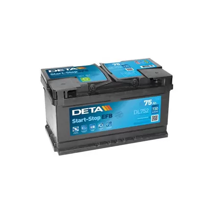 DETA Start-Stop EFB DL752 75 A/h 730 A R+ 315x175x175 мм