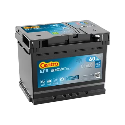 Centra Start-Stop EFB CL600 60 A/h 600 A R+ 242x175x190 мм