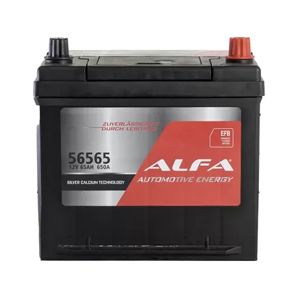 Alfa EFB Asia 65 A/h 650 A R+ 230x175x200 мм