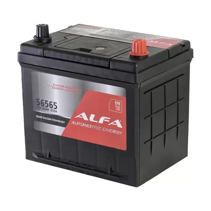 Alfa EFB Asia 65 A/h 650 A R+ 230x175x200 мм