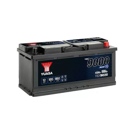 Yuasa YBX9020 105 A/h 950 А R+ 393x175x190 мм