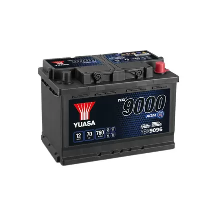 Yuasa YBX9096 70 A/h 760 А R+ 278x175x190 мм