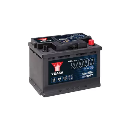 Yuasa YBX9027 60 A/h 640 А R+ 242x175x190 мм