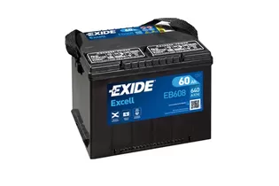 Exide Excell EB608 American 60 A/h 640 A L+ 230x180x186 мм