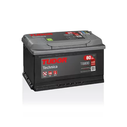 Tudor Technica TB800 80 A/h 670 A R+ 315x175x190 мм