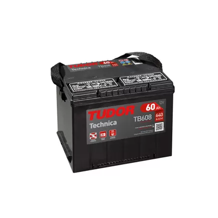 Tudor Technica TB608 American 60 A/h 640 A L+ 230x180x186 мм