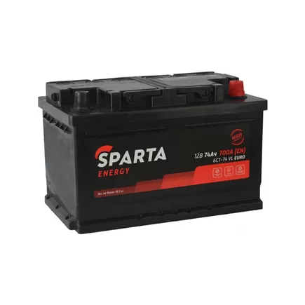 Sparta Energy 74 A/h 700 A R+ 278x175x175 мм