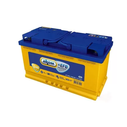 АКОМ +EFB 100 A/h 950 A L+ 6СТ-100 Рус. 353x175x190 мм