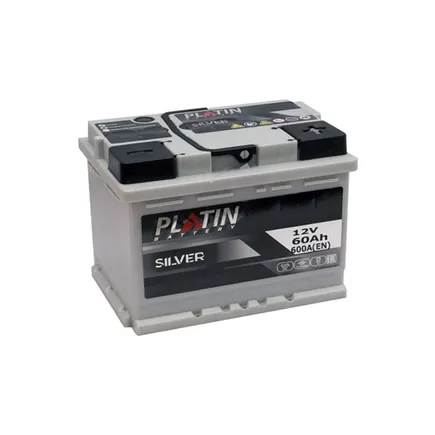 PLATIN Silver 60 A/h 600 A R+ 242x175x190 мм