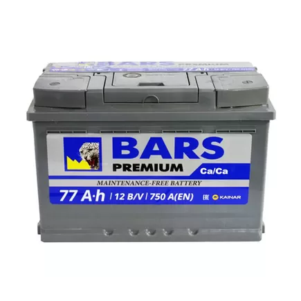 Bars Premium 77 A/h 750 A R+ 278x175x190 мм