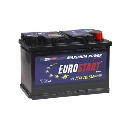 Eurostart Blue 75 A/h 720 А R+ 278x175x190 мм