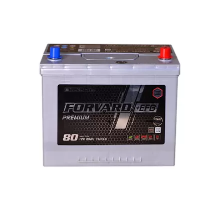 Forvard EFB Asia 80 A/h 750 A R+ 260x175x220 мм