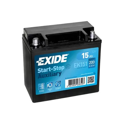 Exide EK151 15 A/h 200 А L+ 150x90x145 мм