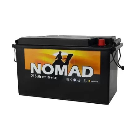 Nomad 215 A/h 1100 A 6V 3СТ-215 340x175x240 мм