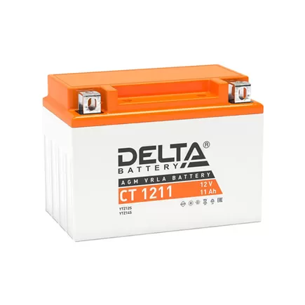 Delta AGM СТ 1211 11 A/h 210 A L+ 151x86x112 мм