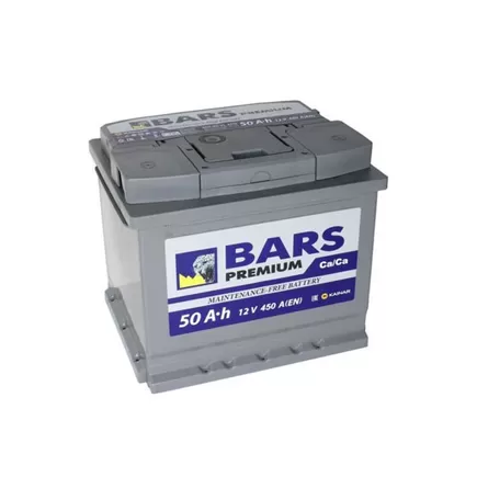 Bars Premium 50 A/h 450 A R+ 207x175x190 мм