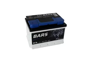 Bars Silver 60 A/h 530 A R+ (Низкий) 242x175x175 мм