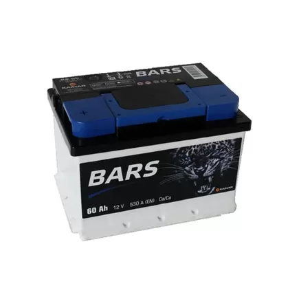 Bars Silver 60 A/h 530 A R+ (Низкий) 242x175x175 мм