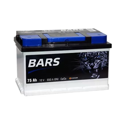 Bars Silver 75 A/h 650 A R+ 278x175x175 мм