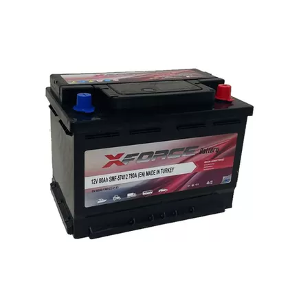 XForce 80 A/h 780 A R+ 278x175x190 мм