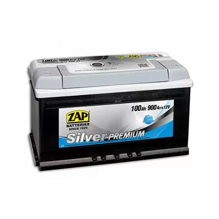 Zap Silver Premium 100 A/h 900 A R+ (600 35) 353x175x190 мм