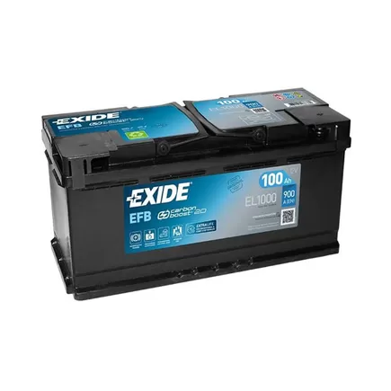 EXIDE Start-Stop EFB EL1000 100 A/h 900 A R+ 353x175x190 мм