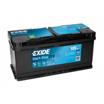 EXIDE Start-Stop EFB EL1050 105 A/h 950 A R+ 393x175x190 мм
