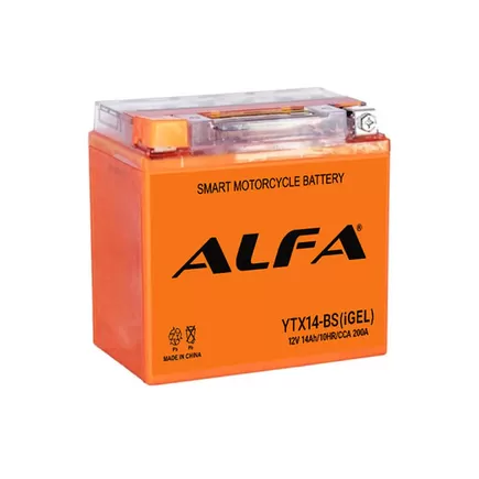 Alfa iGel YTX14-BS 14 A/h 200 A L+ 150x87x148 мм