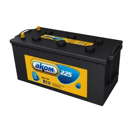 AKOM 6СТ-225 Евро 225 A/h 1350 А L+ 518x274x242 мм