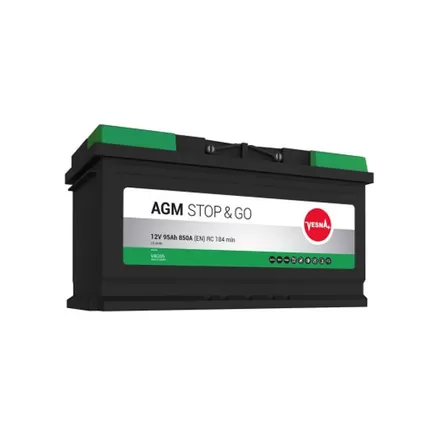Vesna AGM STOP&GO 213090 AGM 95 A/h 850 А R+ 353x175x190 мм