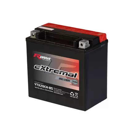 RDrive eXtremal Silver YTX20CH-BS 18 A/h 270 A L+ 150x87x161 мм