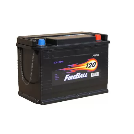 FIRE BALL 6СТ-120 NR Euro 120 A/h 1000 A R+ 327x175x220 мм
