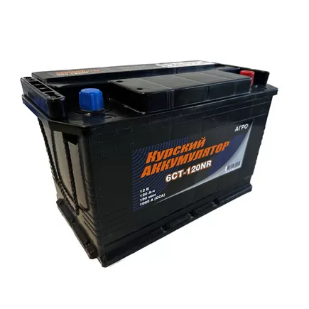Курский аккумулятор 6CT-120e 120 A/h 1000 А R+ 350x175x230 мм