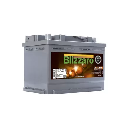 Blizzaro AGM Start&Stop 60 A/h 680 A R+ 242x175x190 мм