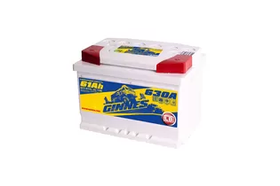 Giness 6CT-61e 61 A/h 630 A R+ 242x175x175 мм (низкий)