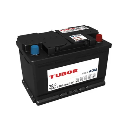 Tubor AGM 70 A/h 720 A R+ 278x175x190 мм