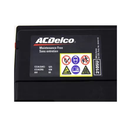 ACDelco 60 A/h 525 A R+ 242x175x190 mm