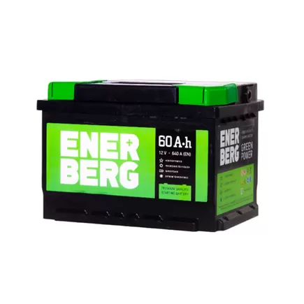 Enerberg 60 A/h 640 A R+ 242x175x175 мм (низкий)