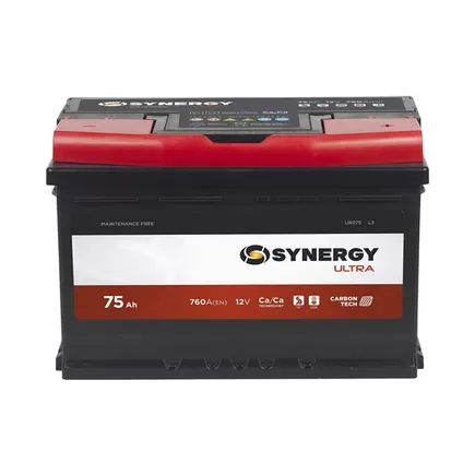 Synergy Ultra 75 A/h 760 A R+ 278x175x190 мм