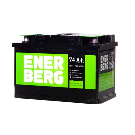 Enerberg 74 A/h 760 A R+ 278x175x175 мм (низкий)