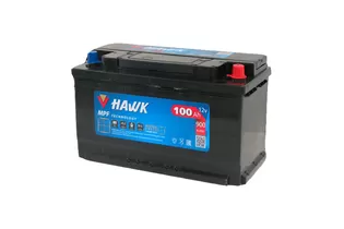 Hawk 100 A/h 900 A R+ 353x175x190 мм