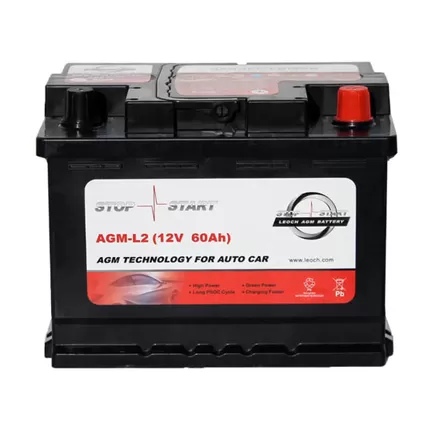 LEOCH AGM-L2 60 A/h 680 A R+ 242x175x190 мм