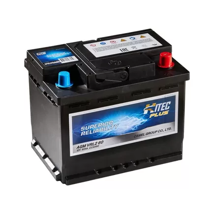 Hitec VRL2 AGM 60 A/h 640 A R+ 242x175x190 мм